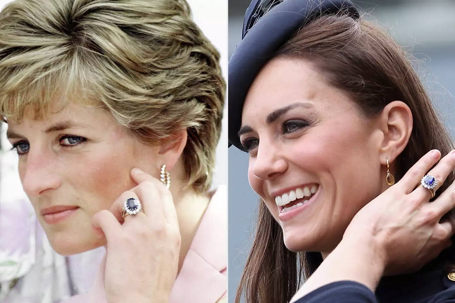 Kate Middleton e la Principessa Diana indossano lo stesso anello di fidanzamento.